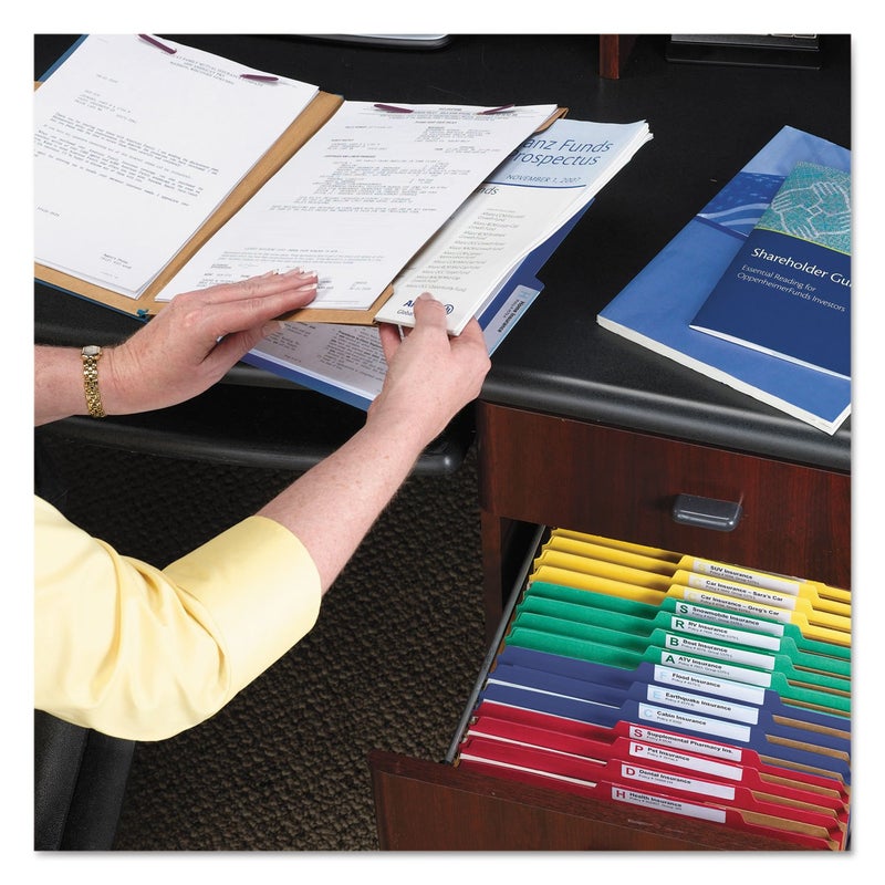 Smead Pressboard Classification File Folder with SafeSHIELD Fasteners, 2 Pocket Dividers, 2" Expansion, Legal Size, Bright Red, 10 per Box (19082) - Image 3